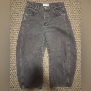 We The Free Black barrel Denim Jeans